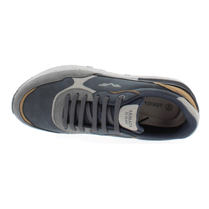 Armata di Mare Scarpe Uomo Sneakers Casual Stringate con Soletta Rimovibile in Memory Foam AMU 2D800 Navy Grey