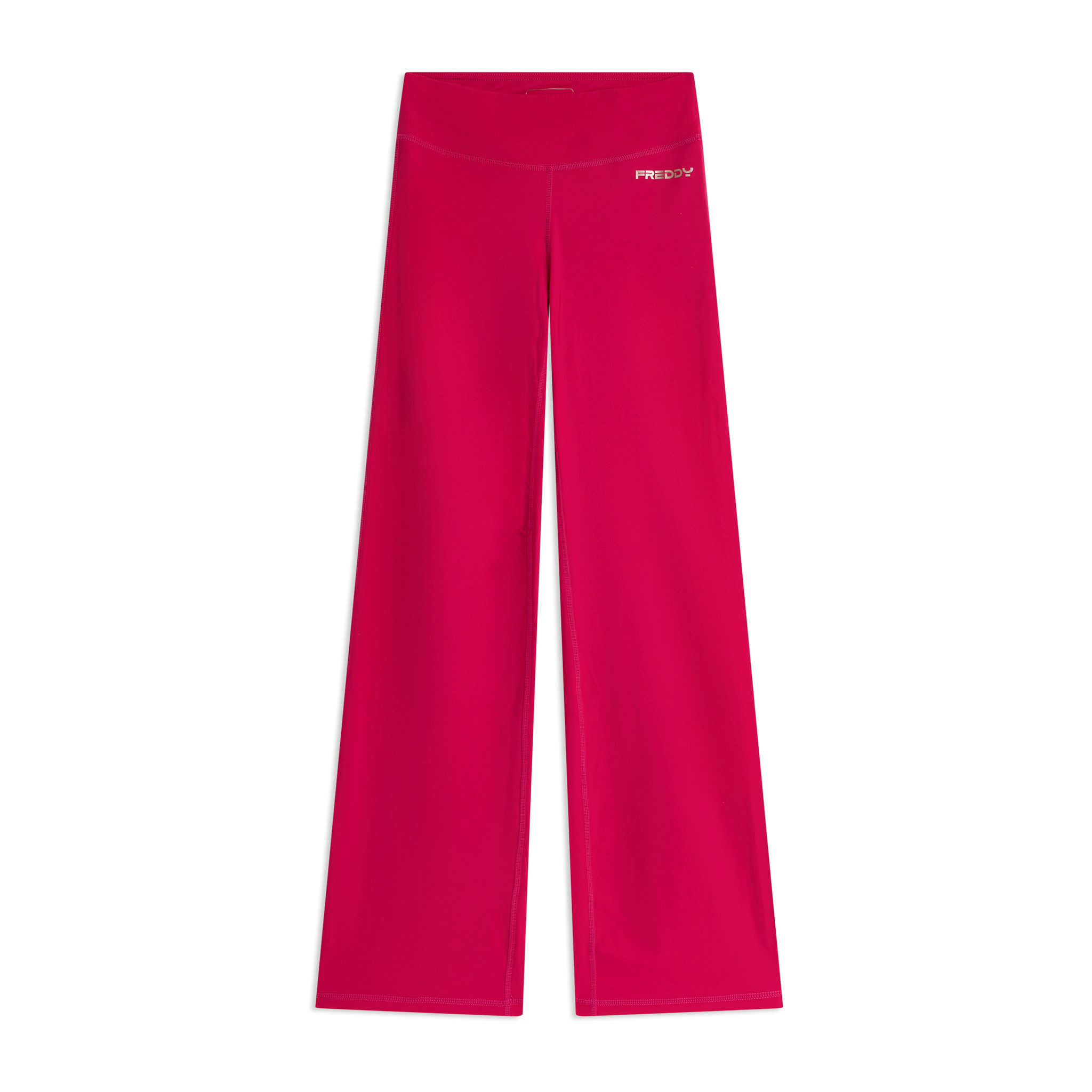 Leggings in tessuto quick dry vita alta con fondo a zampa