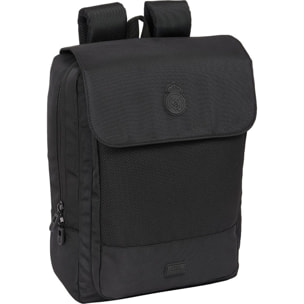 Mochila con solapa portatil 13,3+usb real madrid premium