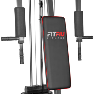 Máquina multiestación musculación FITFIU gym con pesas fitness