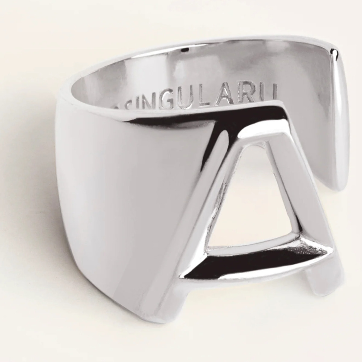 Anillo Personalizado Letter Signet