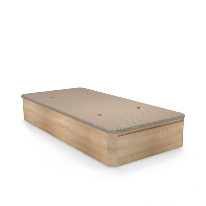 Canapé con zapatero 90x190 cm en roble Luxury Plus 3D Roble