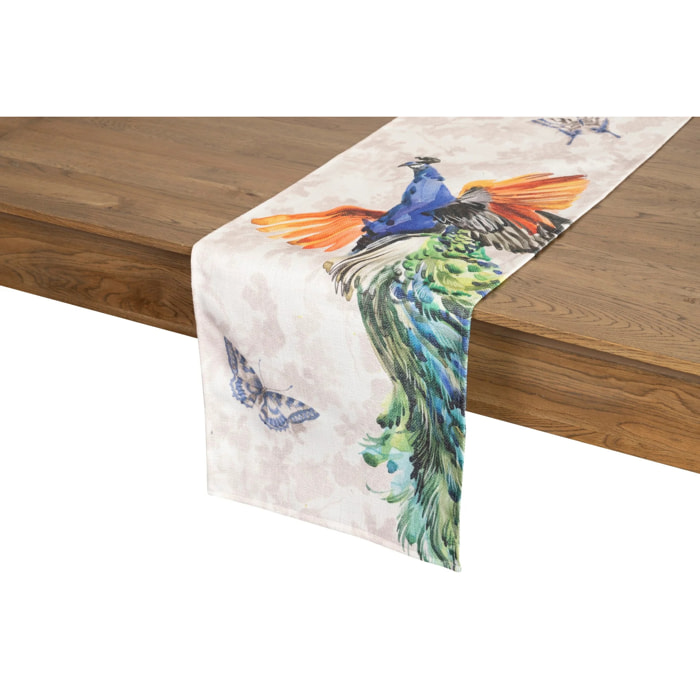 Camino Mesa Cameo Pavo Real 33x180 Cm