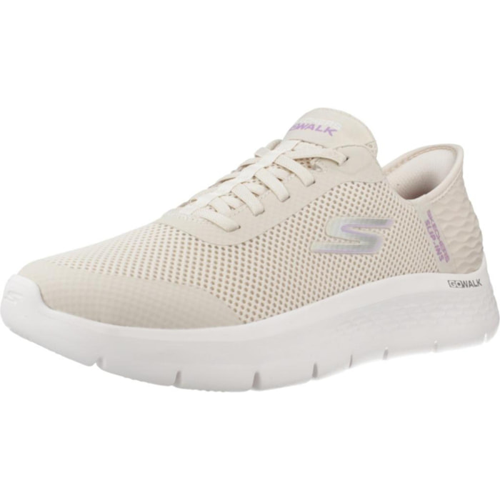 Sneakers De  Mujer Go Walk Flex Grand Entry Beis