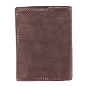 Portafoglio  da uomo In Vera pelle Made in Italy 10x13x3 cm