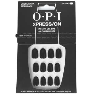 xPRESS-ON - Lincoln Park After Dark - Faux ongles réutilisables, effet gel - OPI