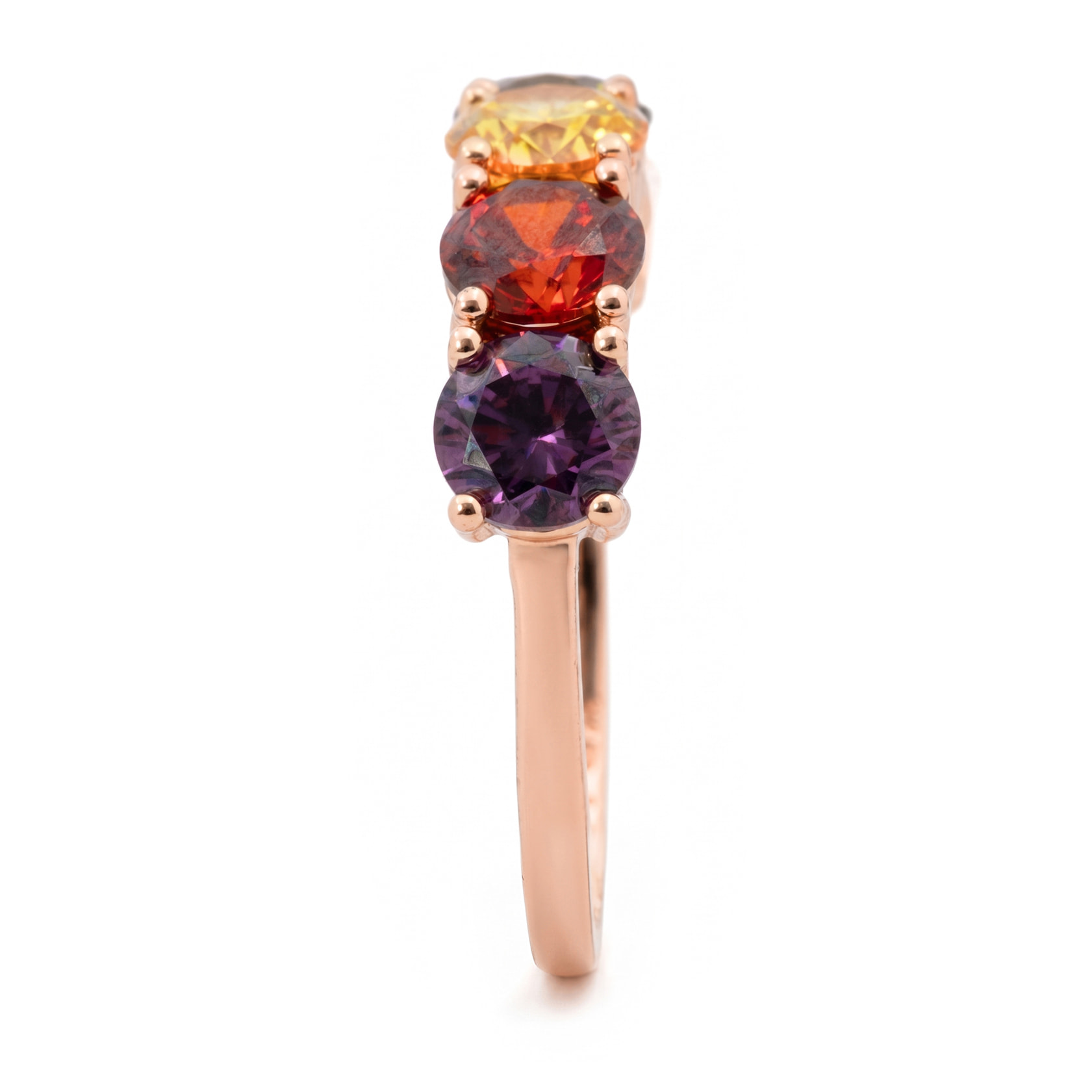 Anillo Mund acabado oro rosa 18k