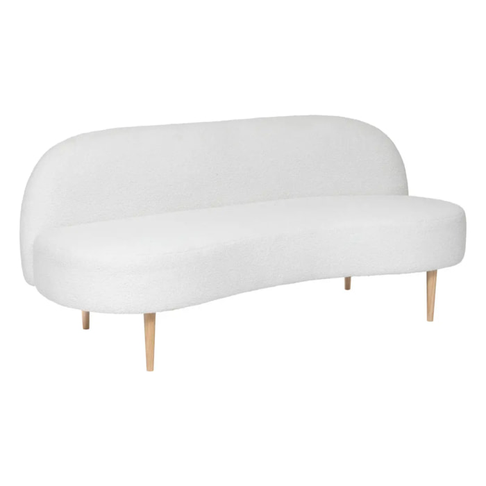 Banquette "Insi" 2 places blanc 172x75x72cm