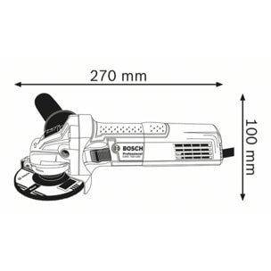 Meuleuse angulaire BOSCH GWS 750 125 mm - 060139400B