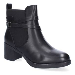 Botín de Tacón para Mujer, Comodos Material Elastico