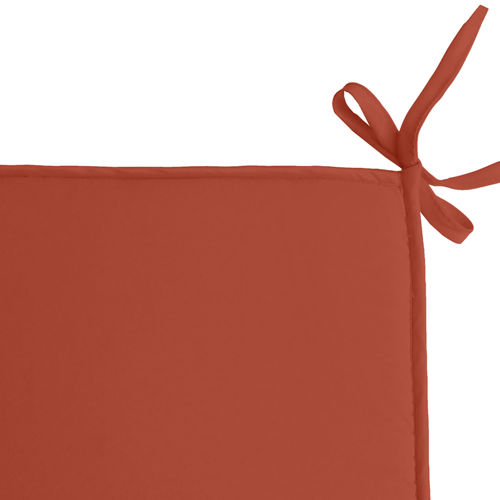 Galette de chaise unie aux multiples couleurs - Terracotta