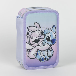 Plumier Con Accesorios Stitch 12.5 X 6.5 X 19.5 Cm