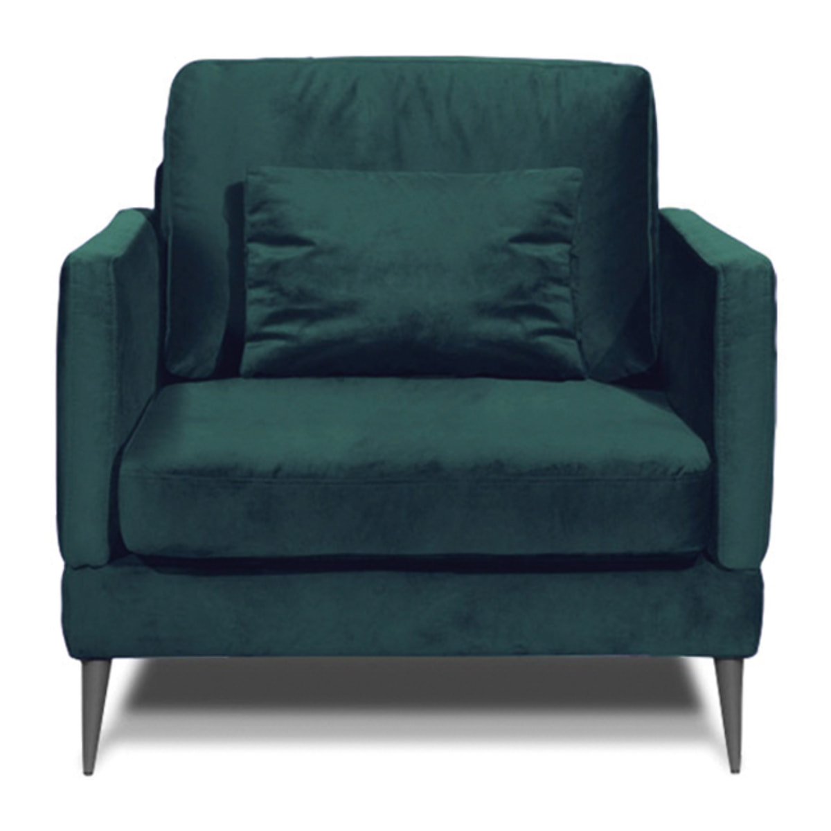 Fauteuil Splendido Tissu bleu - 1 Place