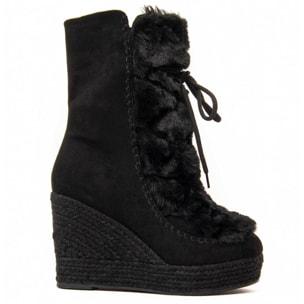 Bota De Cuña Para Mujer