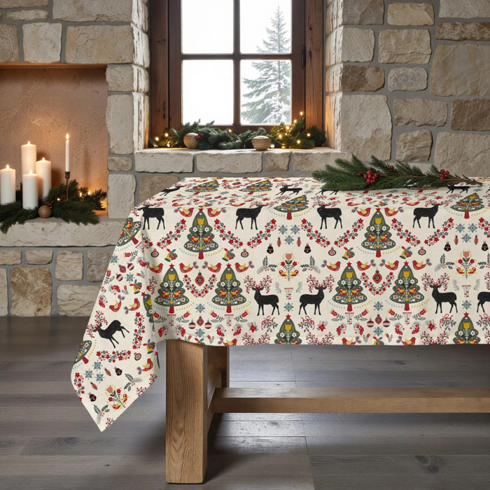 Nappe en résine Anti-tâches Merry Christmas 43