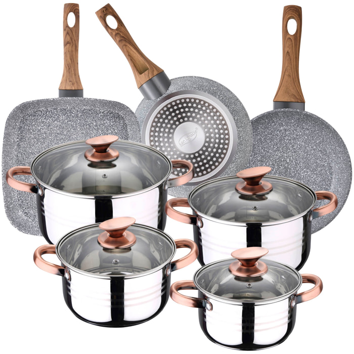 Bateria de cocina 8 piezas SAN IGNACIO