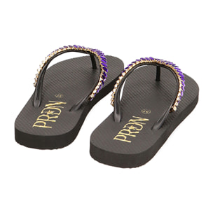 Infradito mare viola