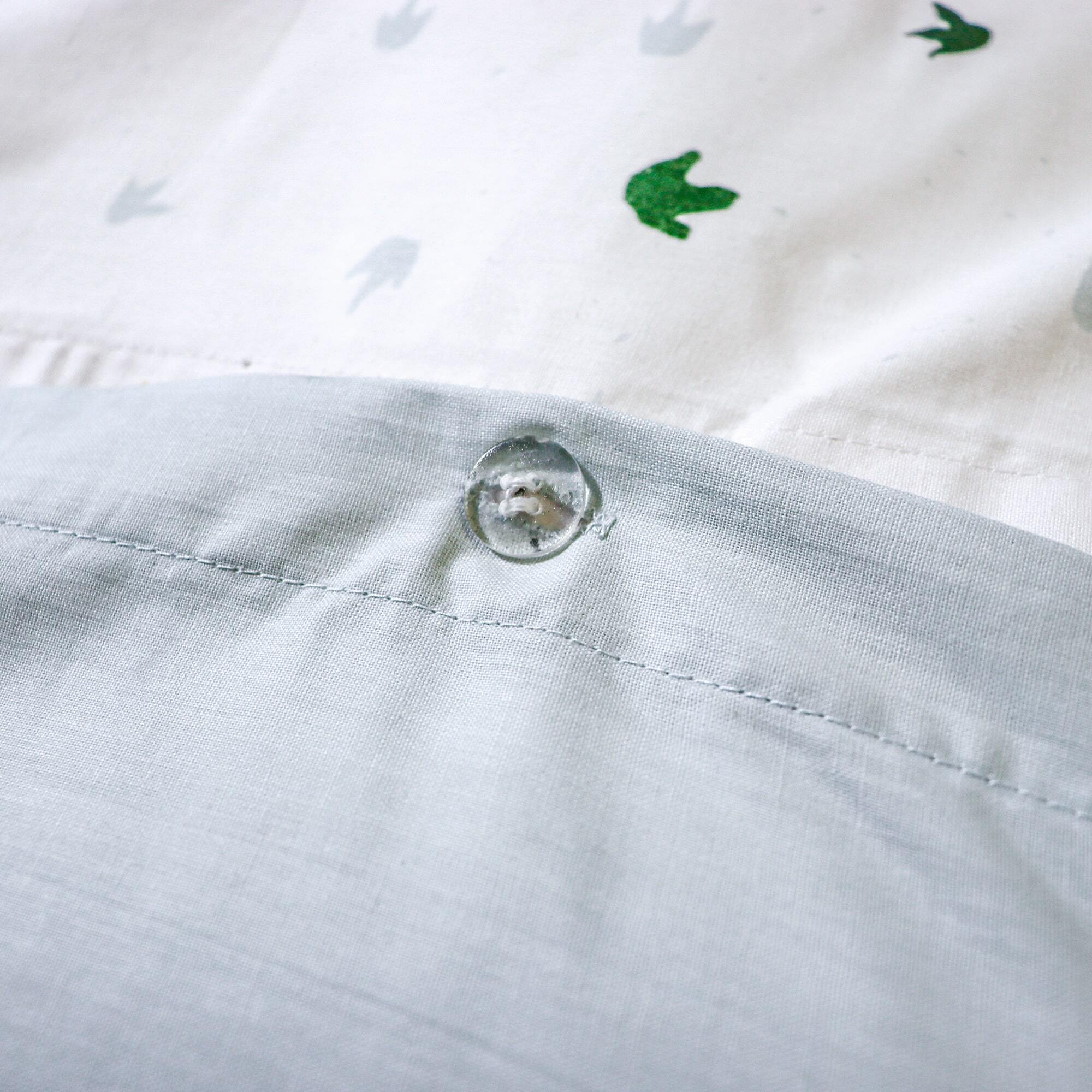 Parure de lit imprimée 100% coton, DINO JUNGLE