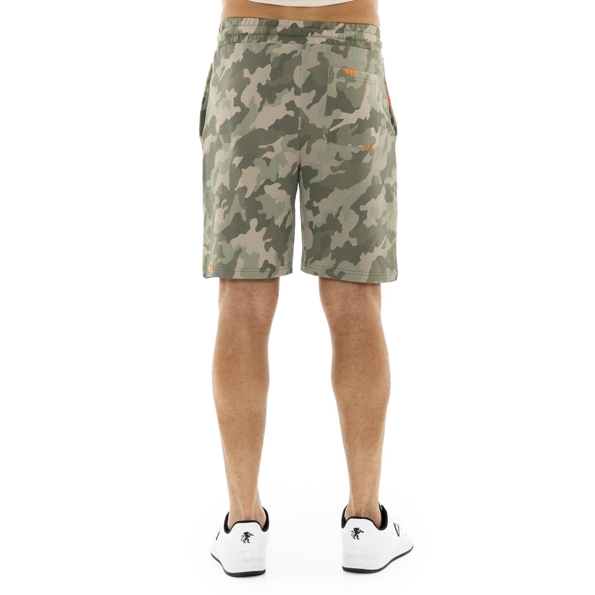Pantalón corto de algodón para hombre Leone Military 1947