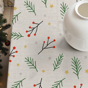 Nappe en résine Anti-tâches Merry Christmas 35