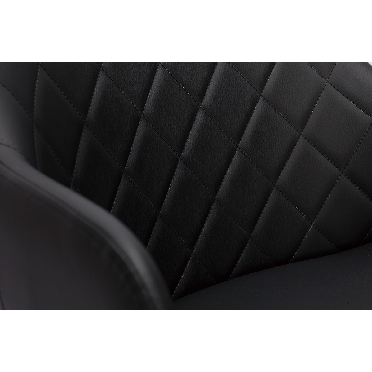 Tabouret de bar design réglable pivotant 360° noir et bois foncé LUCIEN