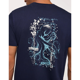 Camiseta Manga Corta Azul Marino - Jones