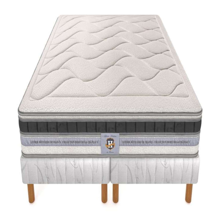 Ensemble Cheverny - matelas 2 places + 2 sommiers
