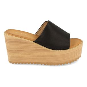 Sandalia de Plataforma con Pala Simple