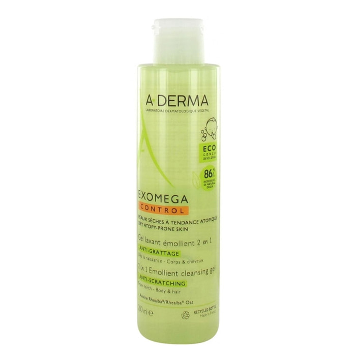 Exomega Control - Gel Lavant Emollient 2en1 Anti-Grattage