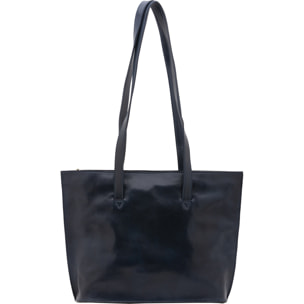 Borsa a spalla  da donna In Vera pelle Made in Italy 27x38,5x10 cm