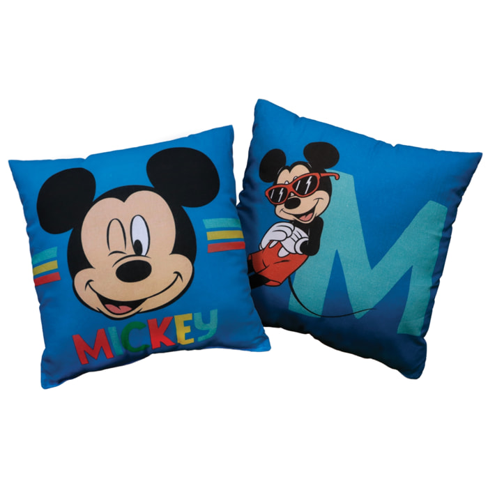 Coussin imprimé 100% coton, DISNEY MICKEY CLASSIC