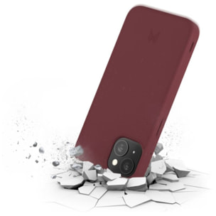 Coque WOODCESSORIES iPhone 13 mini BioCase rouge