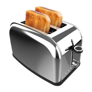 Cecotec Grille-pain vertical Toastin' time 850 Inox Lite
