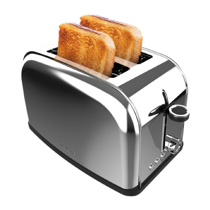 Cecotec Grille-pain vertical Toastin' time 850 Inox Lite