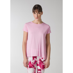 DEHA - T-shirt FLOWY YOGA T-SHIRT in Viscosa per donna