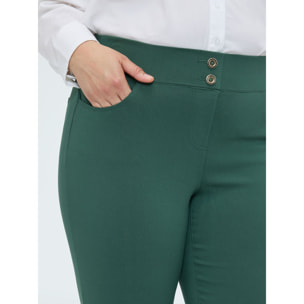 Fiorella Rubino - Pantalones Skinny de mezcla de viscosa - Verde