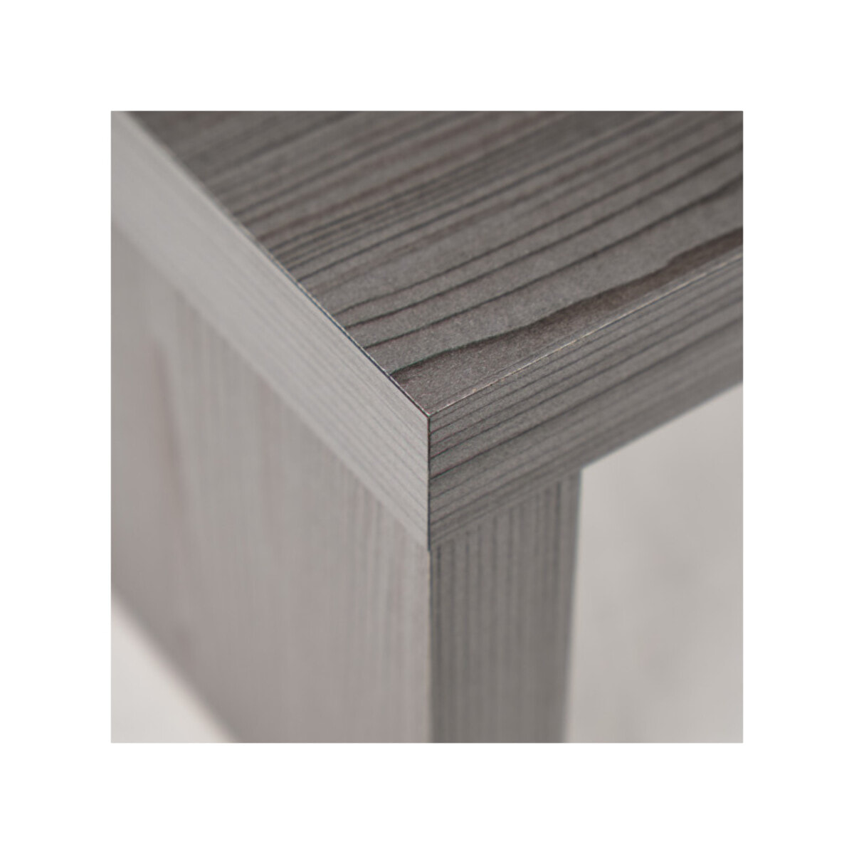 Table de chevet rectangulaire en décor chêne - BROOKLYN