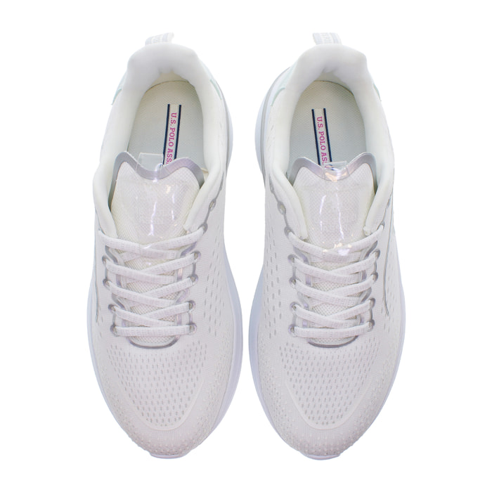 U.S. Polo Assn. - Sneakers CLAUDE004W/5MY1 in tessuto per donna