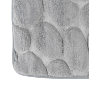 Tapis de bain Microfibre PEBBLE Gris MSV