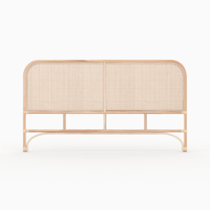 Tête de lit en rotin et cannage 160 cm - Grace