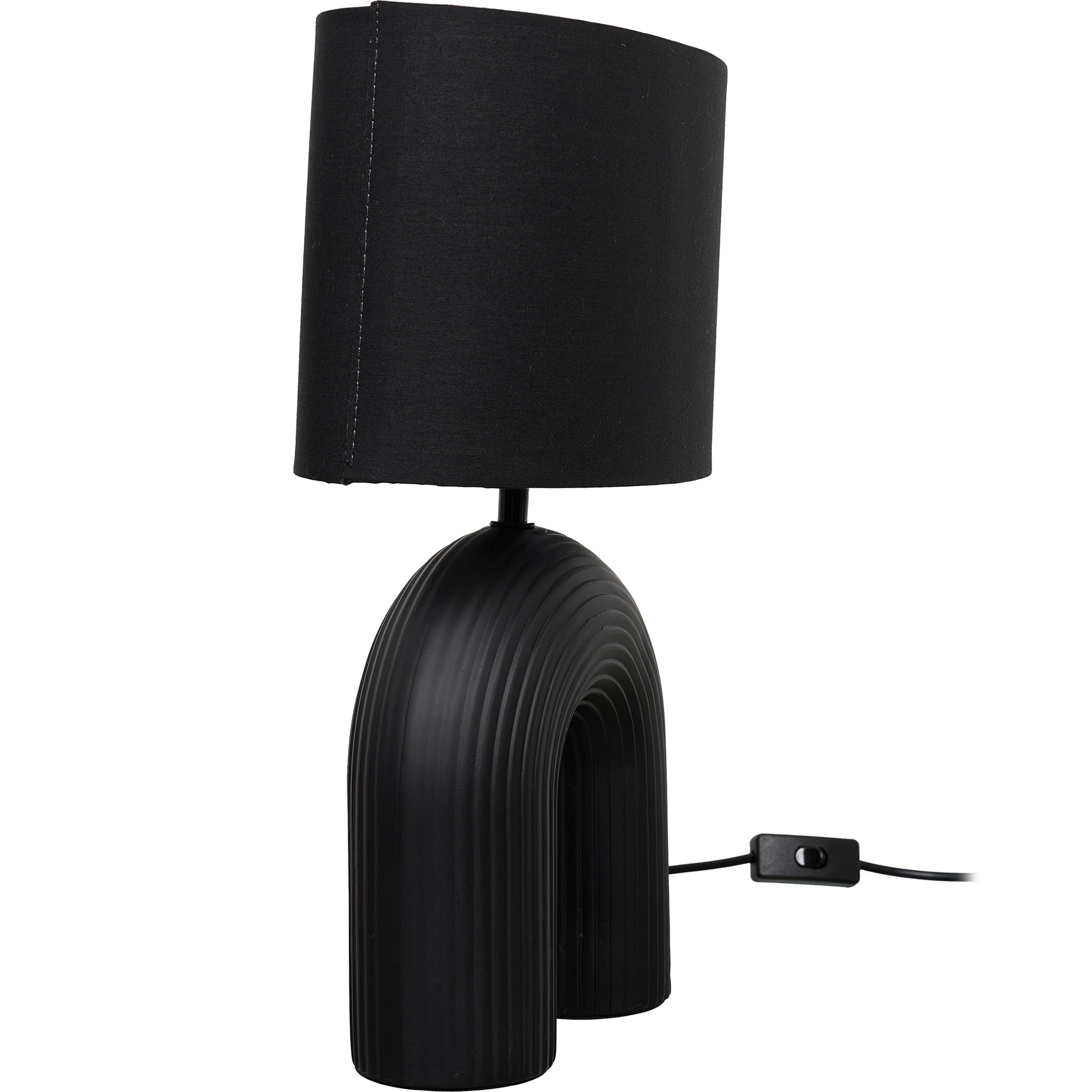 Lampe Archi Ceramique Noir