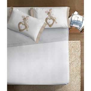 Completo letto fotografico Fine-Art IPERSAN Puro Cotone Renna