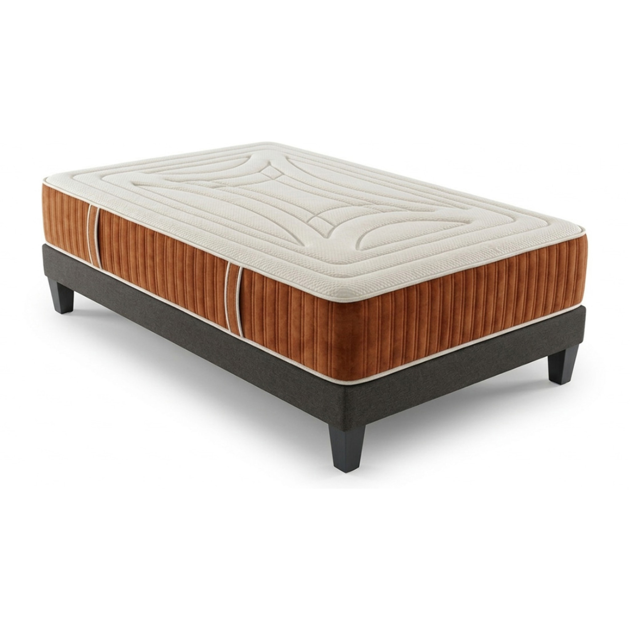 Ensemble Jacobin 1 place | Matelas Memoire de forme avec sommier en bois