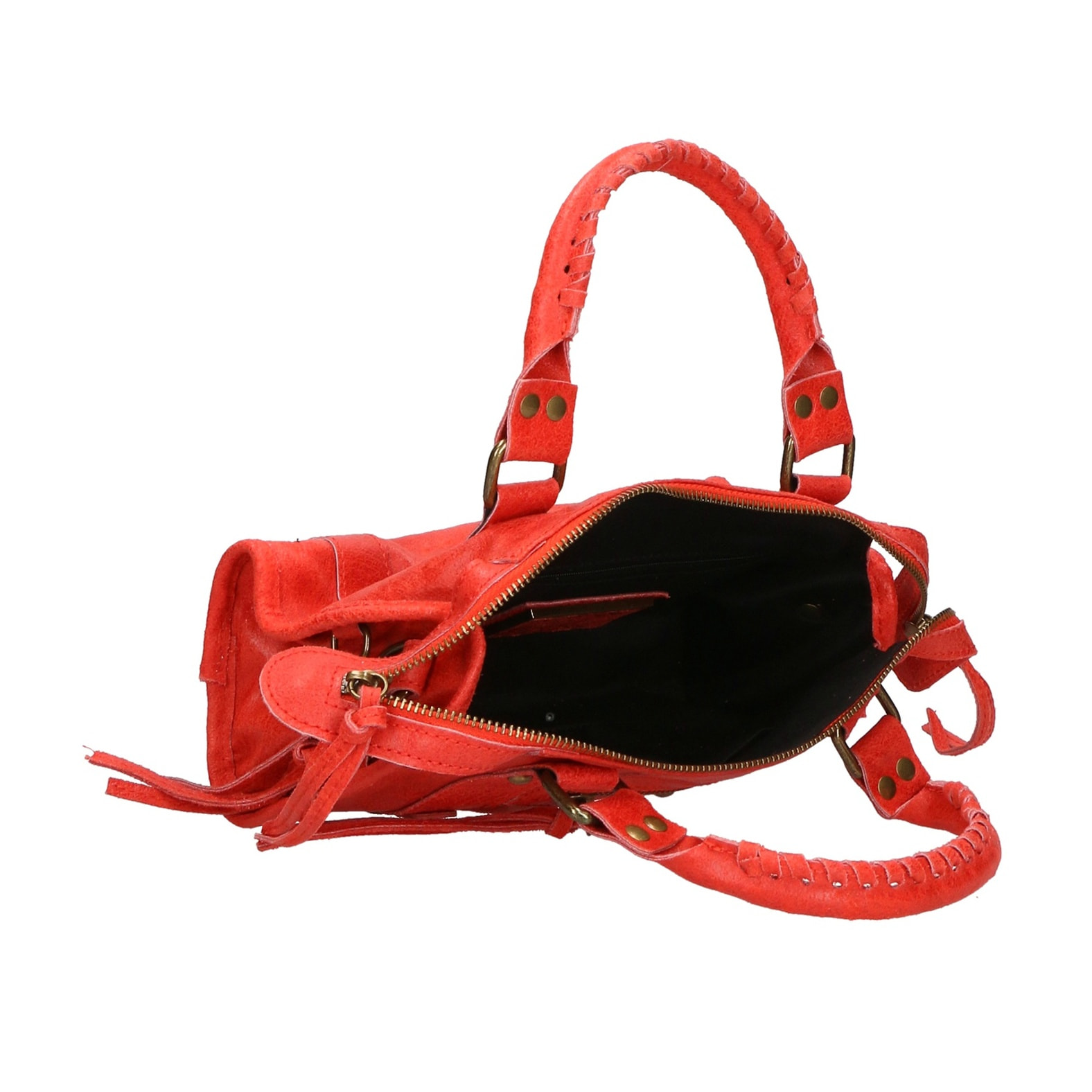 Borsa a spalla da donna - Modello Erisia - Vera pelle - 25.0 x 15.0 x 10.0 cm