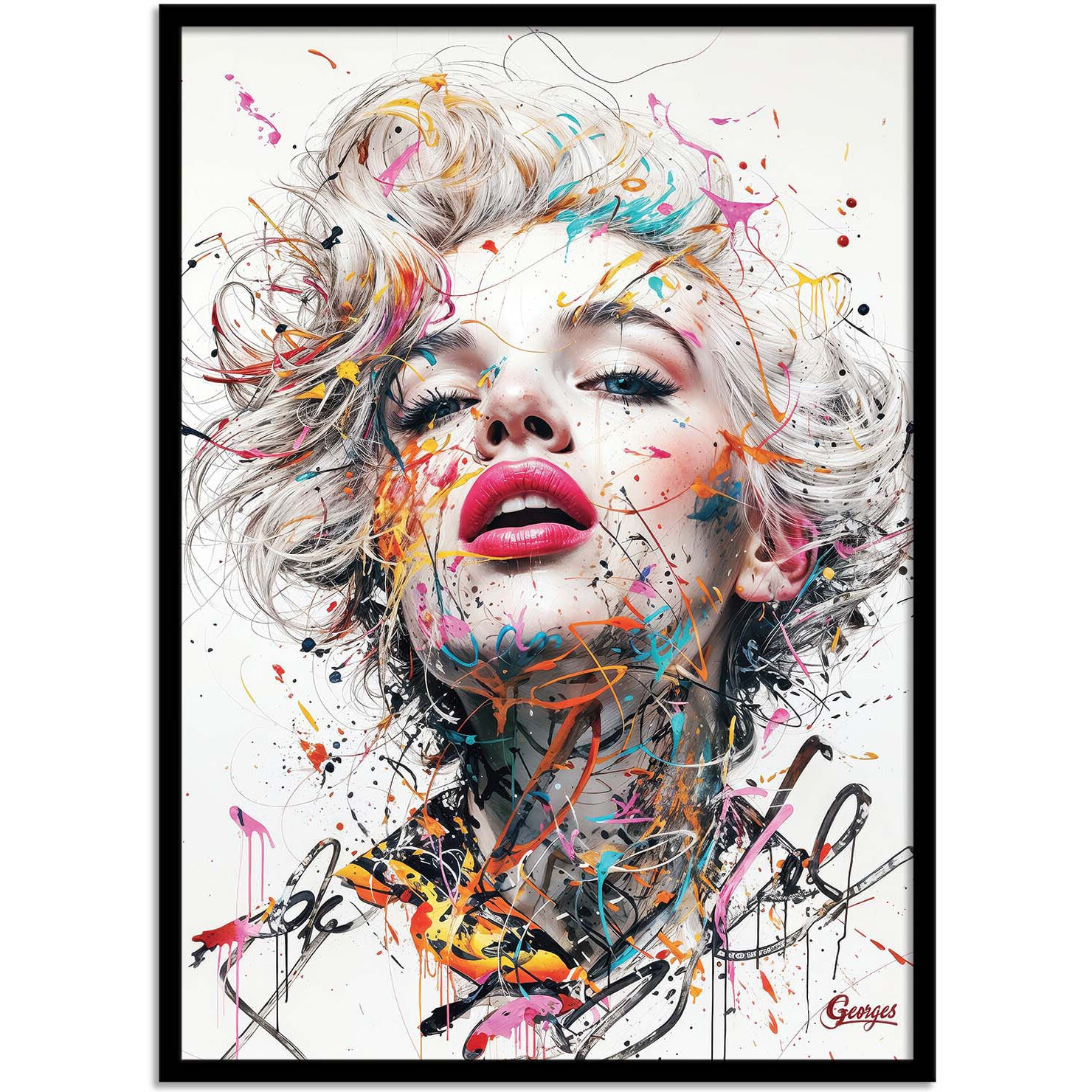 Affiche - Marilyn - Georges