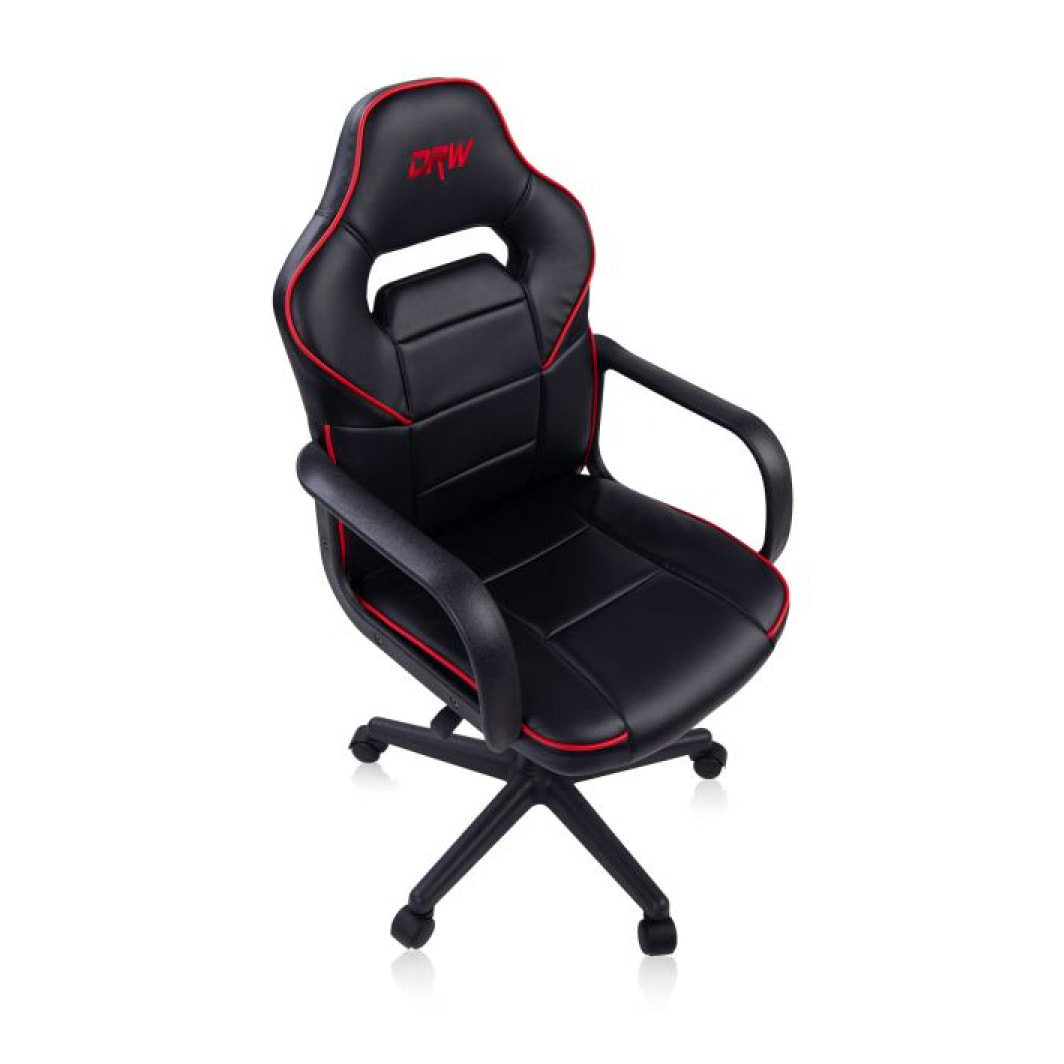 Silla gaming DRW Black Negro - Rojo DRW