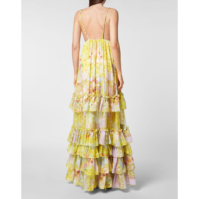 PHILIPP PLEIN Vestido largo NEW BAROQUE