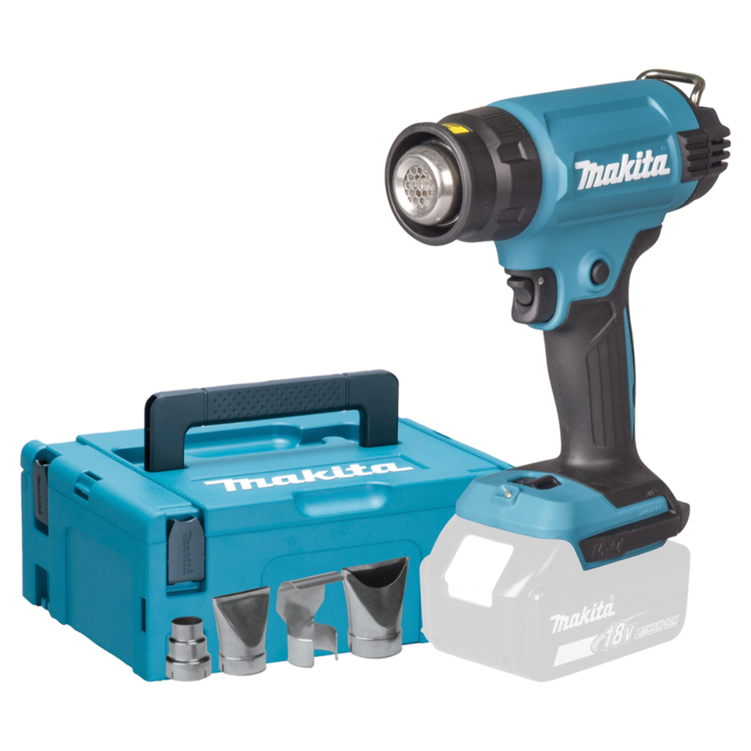 Pistola de calor inalámbrica 18V LXT - MAKITA - sin batería ni cargador - MacPack - DHG181ZJ