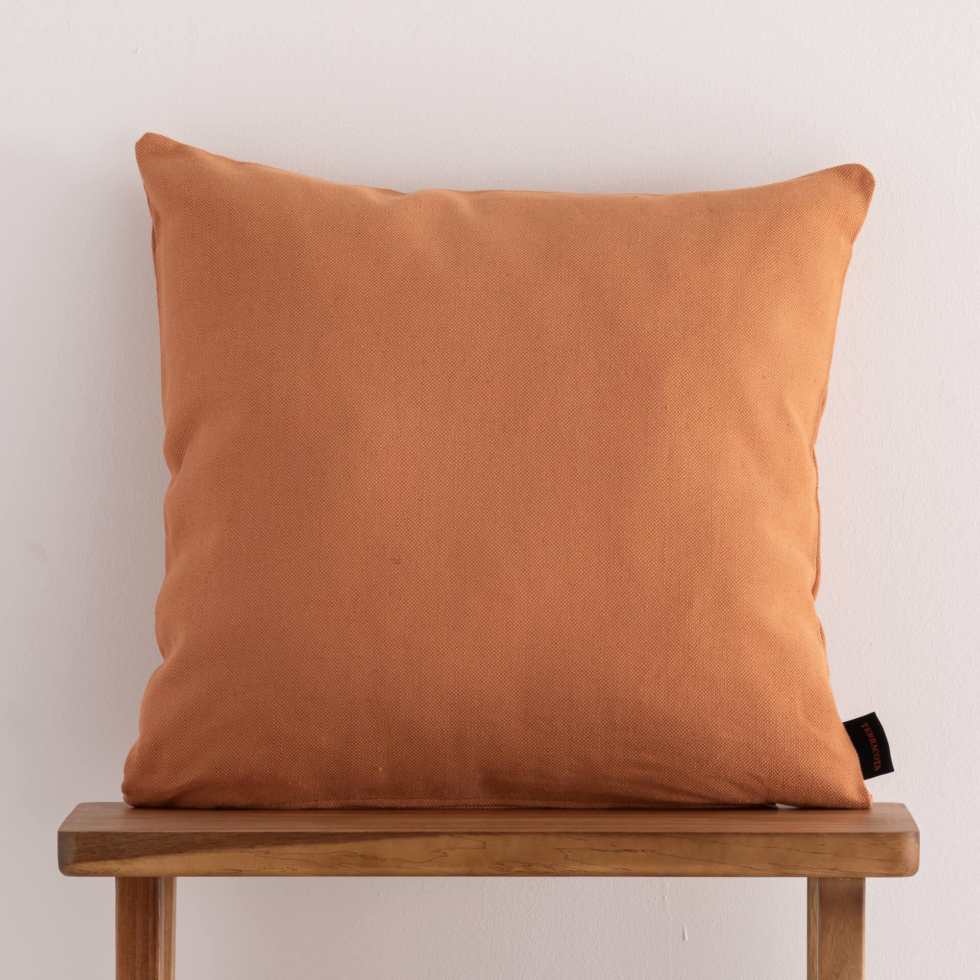 Housse de coussin jacquard 50x50 cm Cascai Burnt