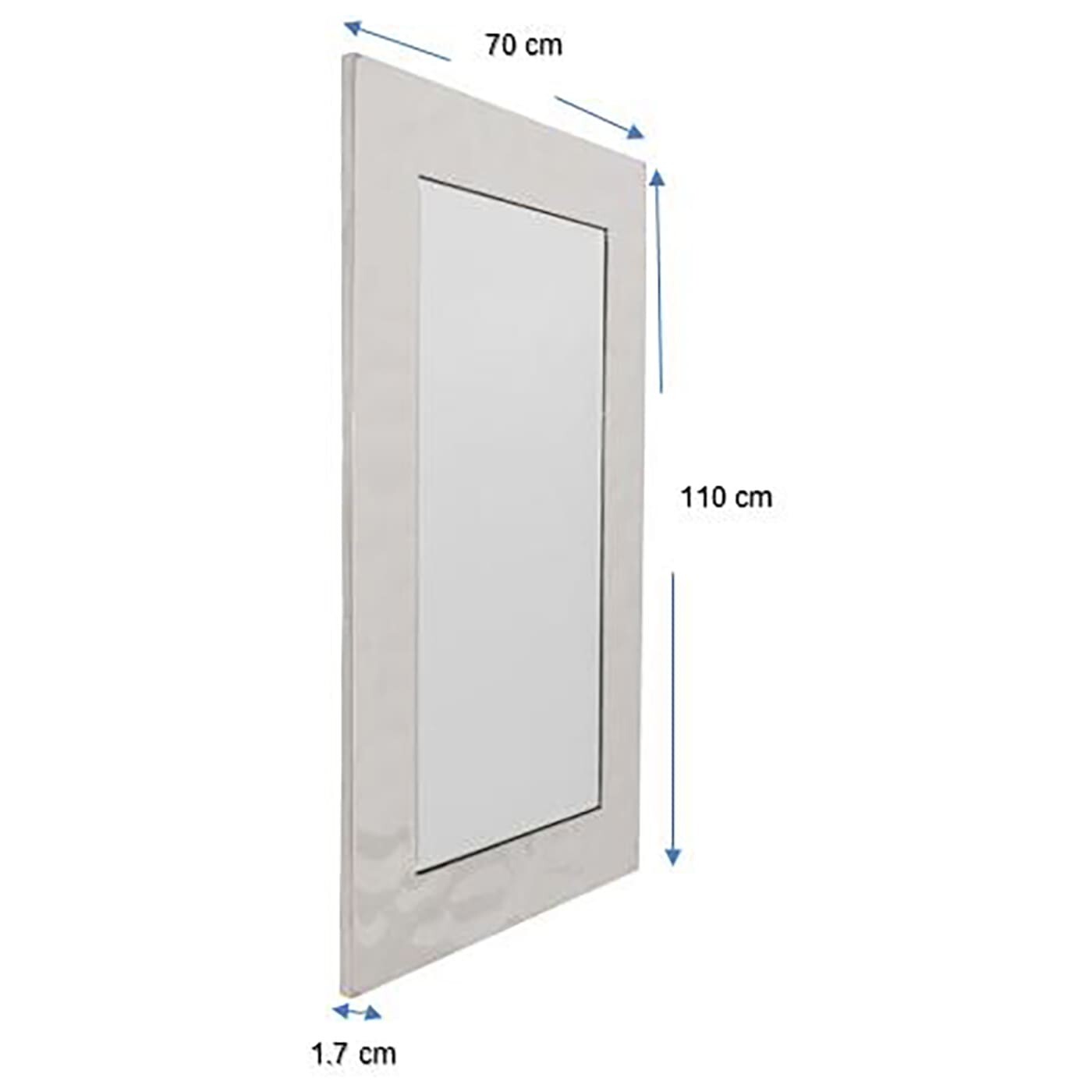 Miroir Caldera 110x70cm chrome Kare Design